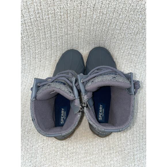 SPERRY Syren Gulf Wool Quilt Duck Boot in Grey Size 8M Womens - Picture 4 of 8
